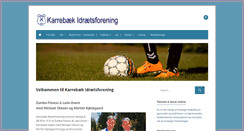Desktop Screenshot of karrebaek-if.dk